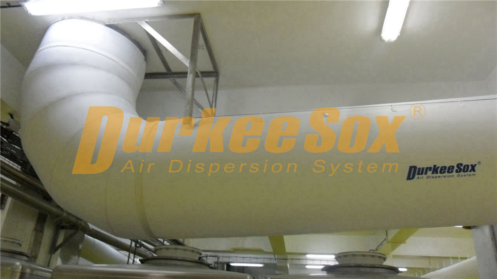The application of Durkduct's fabric ducting in the cold and refrigeration industry