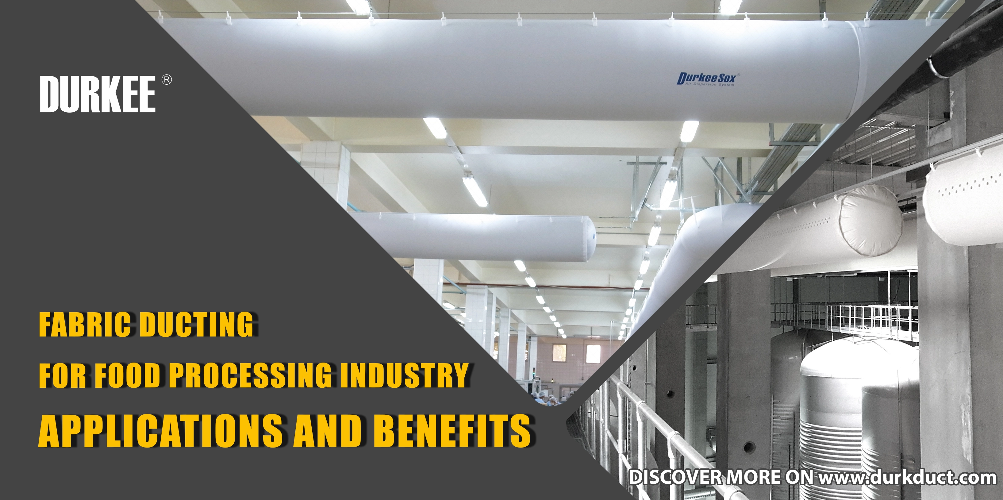 The Superior Benefits of Fabric Ducting for Food Processing HVAC Systems